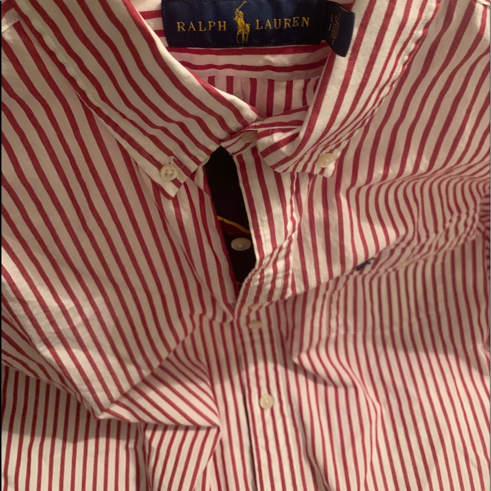 Large RL long sleeve button up! READY FOR WINTER.